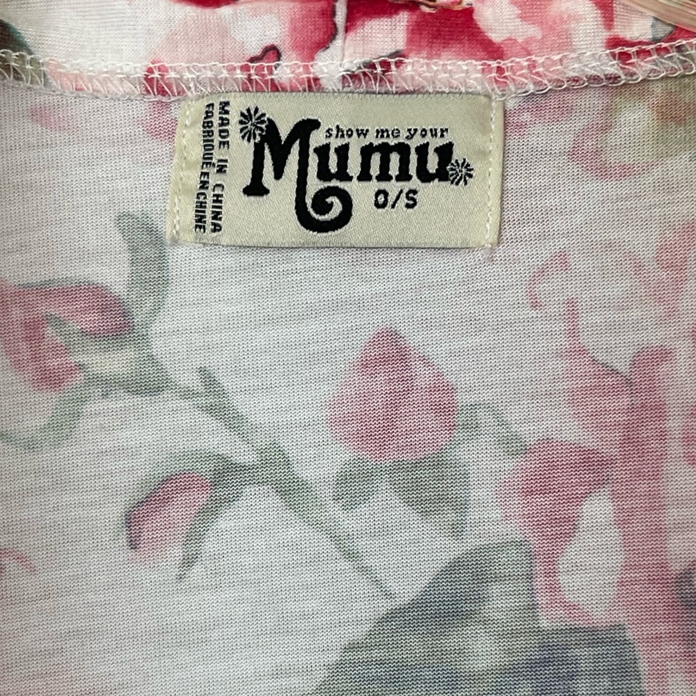 Show me your Mumu, floral wrap robe size 0/S GUC - Picture 10 of 10
